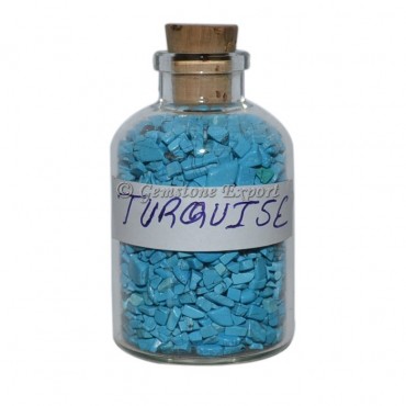 Turquoise Mini Gems Bottle