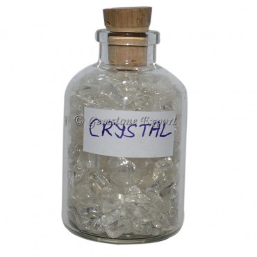 Crystal Quartz Mini Gems Bottle