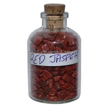 Red Jasper Mini Gems Bottle