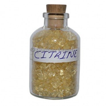 Citrine Mini Gems Bottle