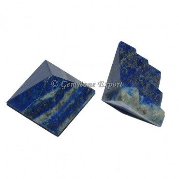 Lapis Lazuli Lemurian 9  Cut Vastu Pyramid