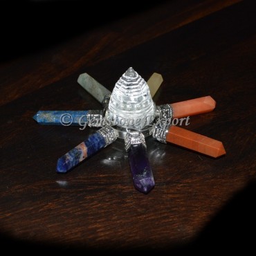 Chakra Pencil With Crystal Shree Yantra Generator