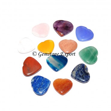 Mix Gemstone Small Hearts