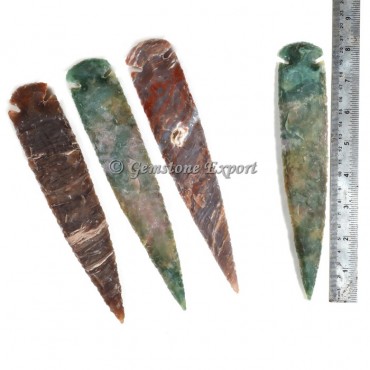 Agate  Arrowheads 8 Inch