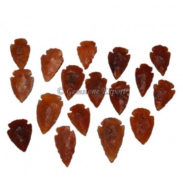 Red Carnelian Arrowheads