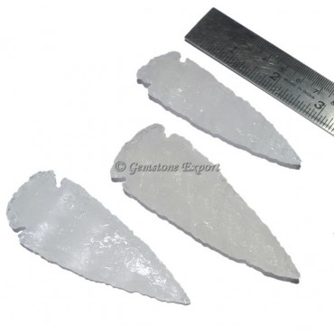 Crystal Quartz Inclusion 3 Inch Arrowheads