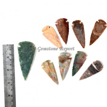 Agate  Arrowheads 2.50 Inch to 3.00 Inch