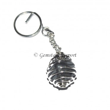 Ghanmetal Cage Tumbled Keyring