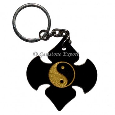 Yin Yang Symbols Keyring