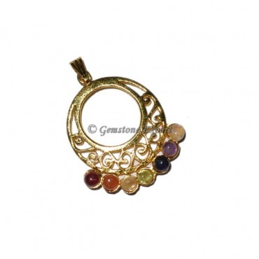 Chakra Gold Pendants