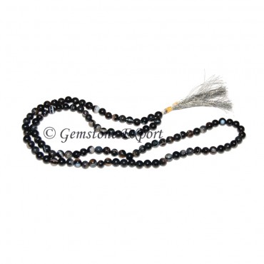 Black Onyx Jap Mala Beads