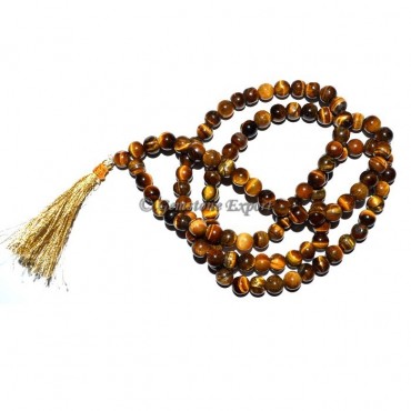 Tiger Eye 108 Beads Jap mala