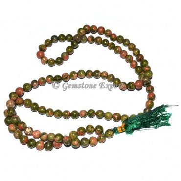 Unakite Japa Mala