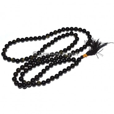 Black Labradorite Japa Mala