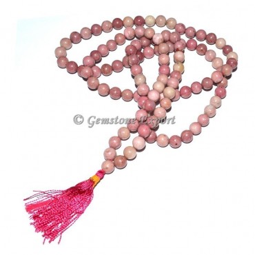 Rhodonite Japa Mala