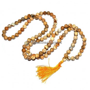 Picasso Jasper Stone Japa Mala