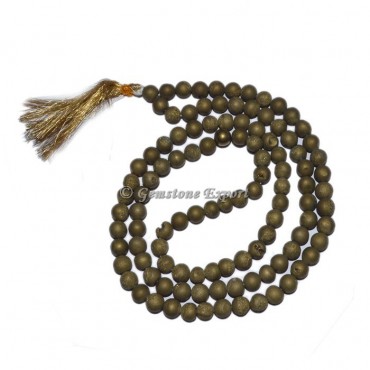 Pyrite Druzy Jap Mala