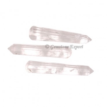 Crystal Quartz 16 Faceted Massage Wands