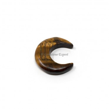 Tiger Eye Moon Shaped Stone