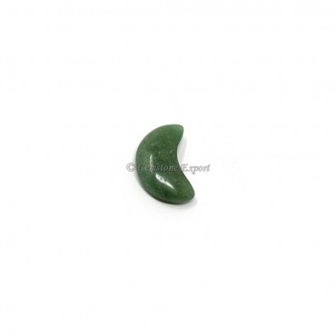 Small Green Aventurine Moon Shaped Stone