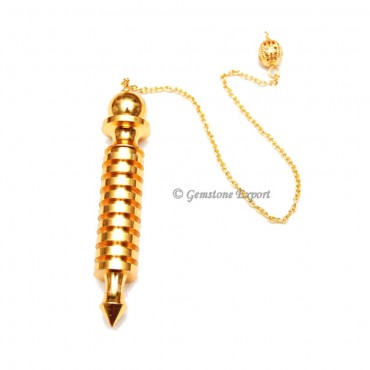 9 Isis Brass Polished Pendulums
