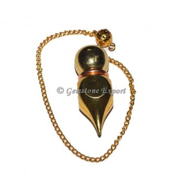 Round Brass Golden Metal Pendulums