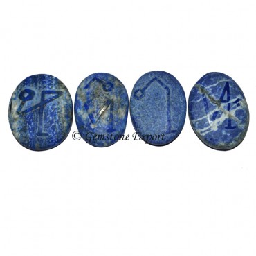 Lapis Lazuli Arch Angel Natural Polished Set