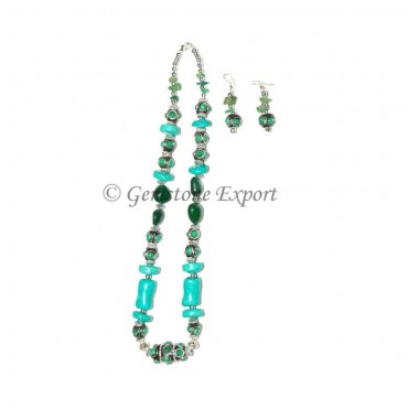 Synthetic Stones Fashion Necklace