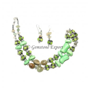 Synthetic Stones Fashion Necklace