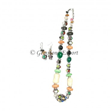 Synthetic Stones Fashion Necklace