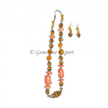 Synthetic Stones Fashion Necklace