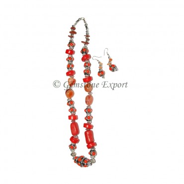 Synthetic Stones Fashion Necklace