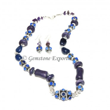 Synthetic Stones Fashion Necklace