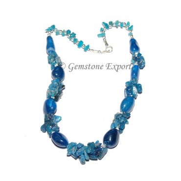 Dyed Stone Fashion  Necklace