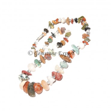 Mix Agate Bagger Necklace