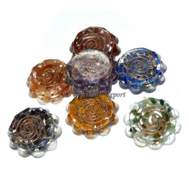 Orgone Flower Chakra Set