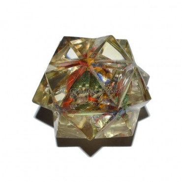 Chakra 20 point Orgone Merkaba Star