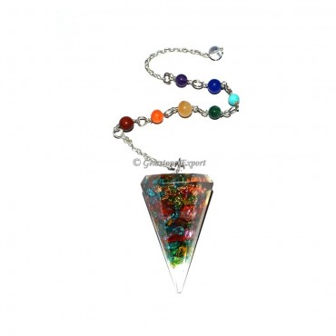 Orgone Multi Crystal Pendulums