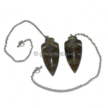 Assorted Gemstone Orgonite Pendulum