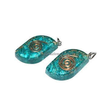 Orgone Eye Supphire Pendants