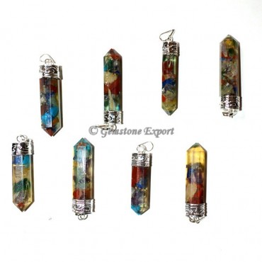 Orgone Pencil Chakra Pendants