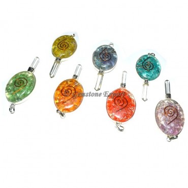 Mix Oval Orgone Pendants