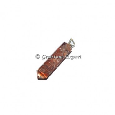 Carnelian Orgonite Pencil Pendant