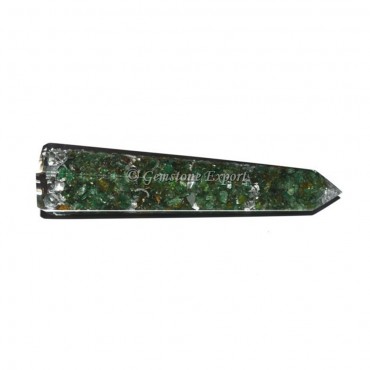 Green Aventurine Orgone Obelisk Healing Point