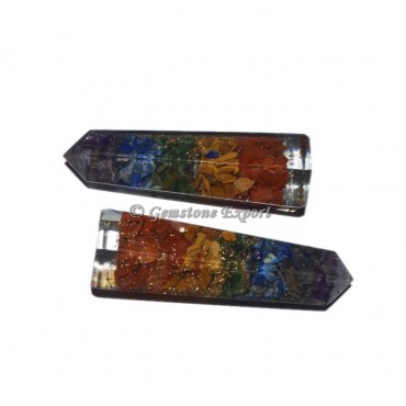 Mix Chakra Orgone Obelisk