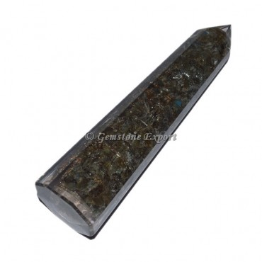 Labradorite Orgone Obelisk