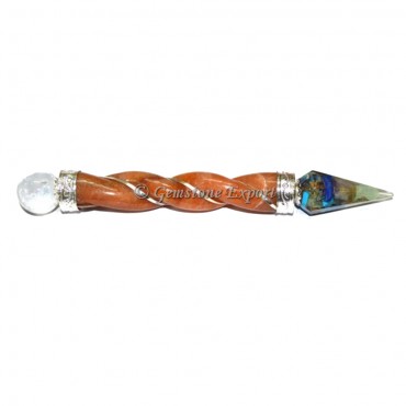 Peach Aventurine Orgone Healing Wands