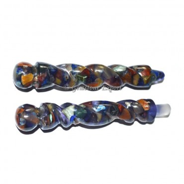 Twisted Orgone Chakra Healing Wands