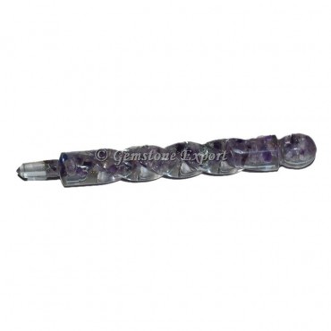 Amethyst Twisted Healing Wands