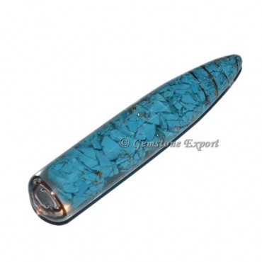 Turquoise Orgone Healing Wands